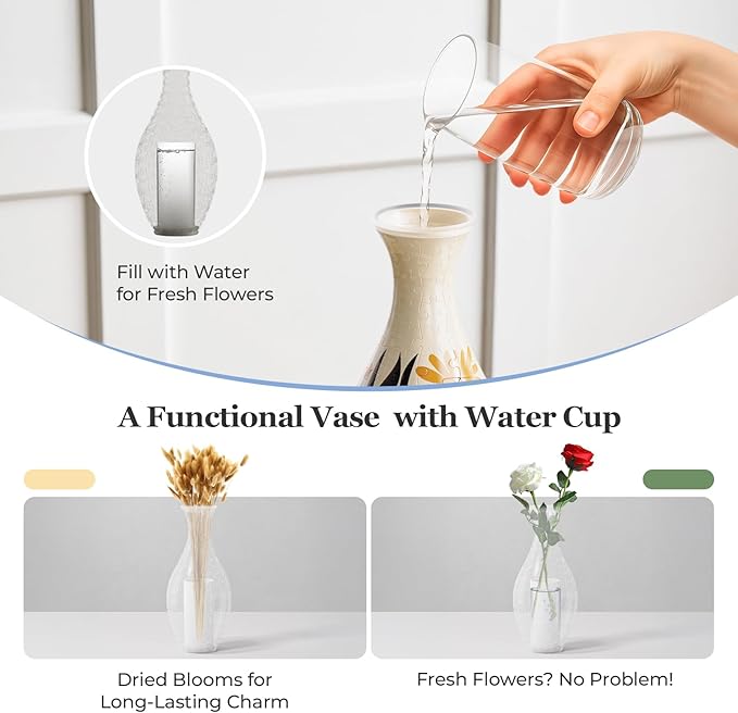 3D Puzzle with Sunflower Design Vase, Unique DIY Decor for Home & Gift