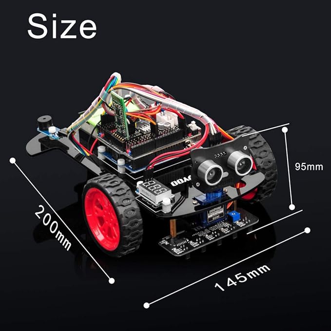 OSOYOO Smart Robot Car kit for Arduino to Learn Programming and Get Hands on Experience of Robotic Assembly for Adults and Youths
