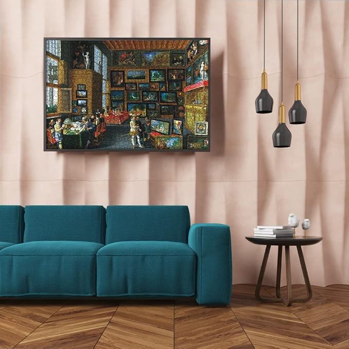 MaxRenard Game Jigsaw Puzzle 1000 Pieces for Adult Oil Painting Collection Cognoscenti in A Room Hung with Pictures Famous Artwork Toy