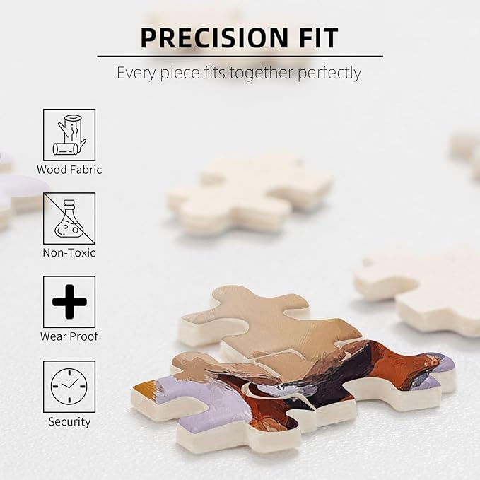 1000 Piece Wooden Jigsaw Puzzle for Adults,Adorable Chicks and Ducklings,Brain Training Challenge,Stress Relief Activity,Heartwarming Farmyard Artwork, Eco-Friendly Woodens Pieces