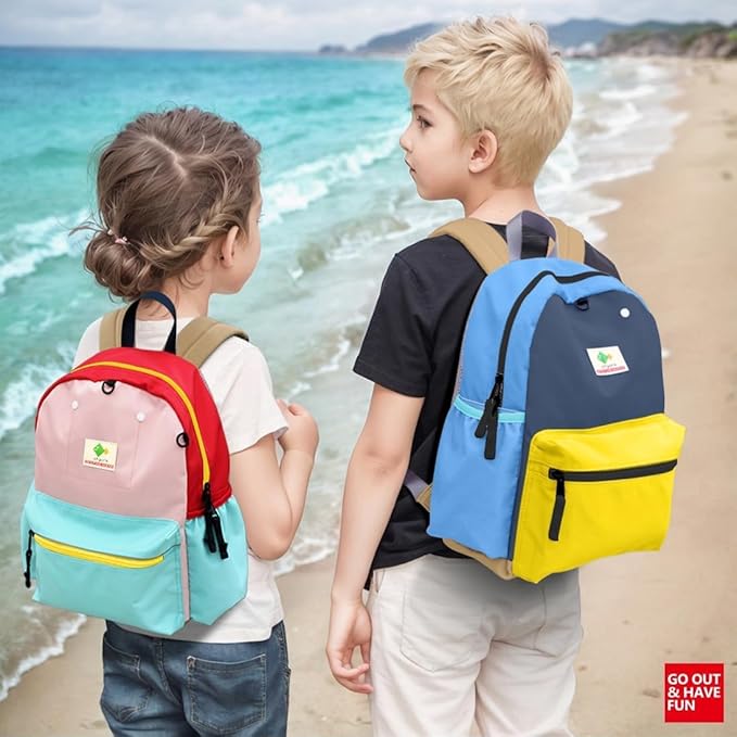Kids Backpacks For Girls Boys, School & Travel, Large, 15" H, Unisex, Lelon-shark- L, Water Resistant, Animals Pattern, 1 L, Nylon