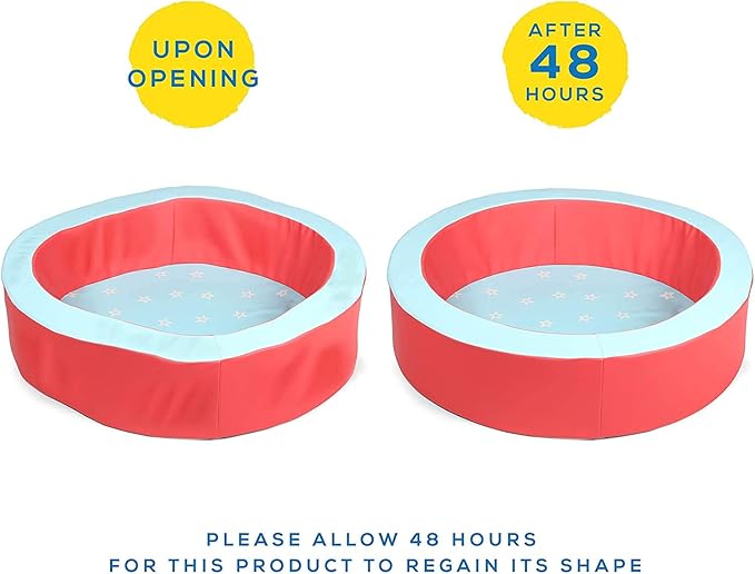 Milliard Foam Ball Pit/Professional Quality/for Toddlers and Baby (Red and Blue)