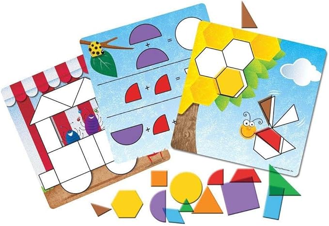 Learning Resources LER1762 Shapes - Don't Bug Me - Geometry Activity Set, Multicolor