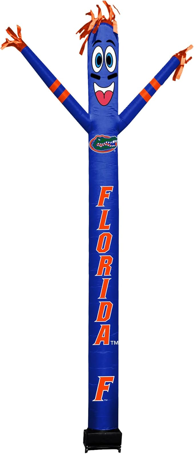 NCAA Florida Gators Football Wacky Waving Inflatable Tube Guy with LED Lights & Built-in Blower - 6" x 36" x 96" Inflatable Tube Man Crazy Sports Fan Outdoor Party Decoration