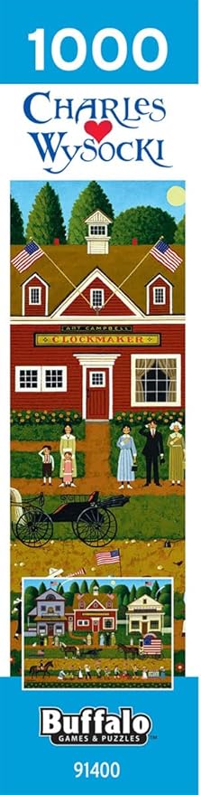 Buffalo Games - Charles Wysocki - Young Patriots - 1000 Piece Puzzle - Challenging Puzzle Perfect for Game Nights - Finished Size is 26.75 x 19.75