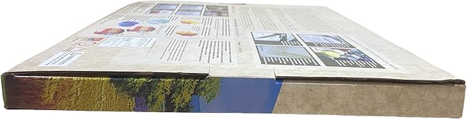 Tiger Paint by Numbers for Kids and Adults Framed Canvas, Paint by Number Canvas Number Painting by Numbers for Art Crafts for Adults, Colorful Tiger 12x16inch