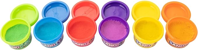 Crayola Play Sand, Silly Scents | 60 x 1oz Tubs of Moldable Play Sand in 6 Bright Colors | Christmas Party Favors for Kids Goodie Bags, Classroom Prizes, Sensory Bin Toys, Bags