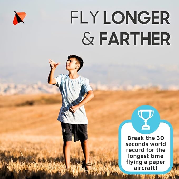 POWERUP 2.0 Paper Airplane Conversion Kit | Electric Motor for DIY Paper Planes | Fly Longer and Farther | Perfect for Kids & Adults | Ready to Use Aeroplane Engine Kits