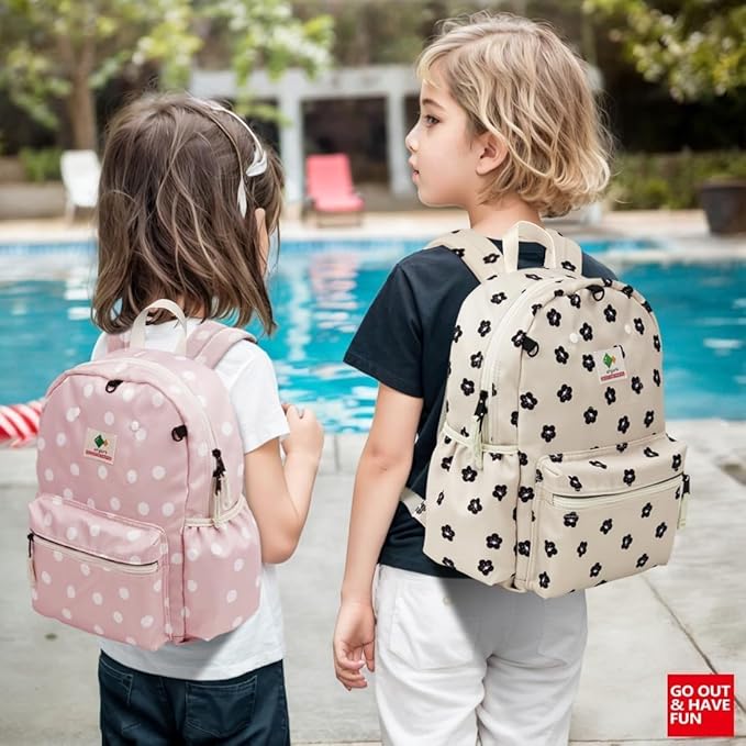 Kids' Backpacks for Girls & Boys - Kindergarten & Elementary School, Small Child Toddler Backpack, 14" H, Ages 3-6