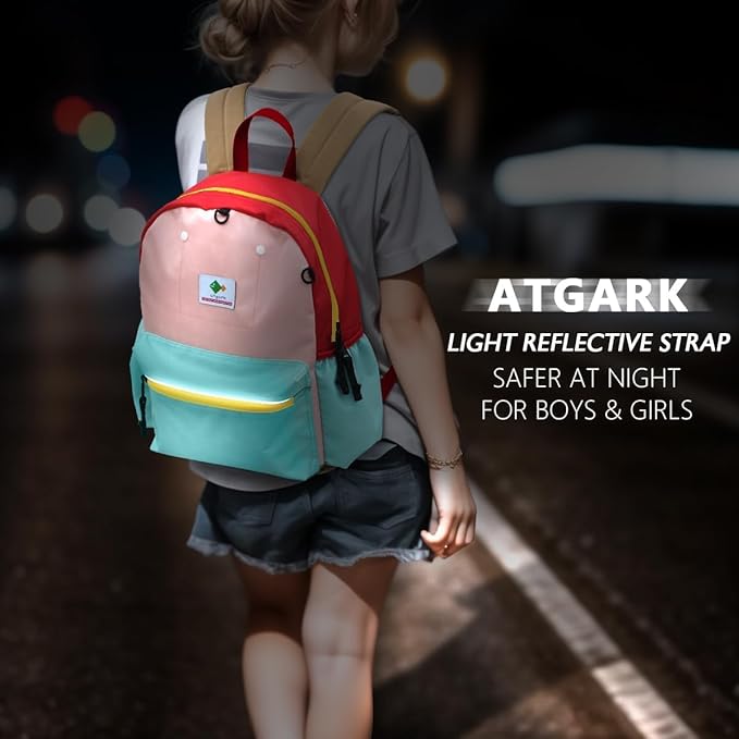 Kids' Backpacks for Girls & Boys - Kindergarten to Elementary School, Bookbag for School & Travel, Small Child Toddler Backpack, 15" H, Ages 6-9
