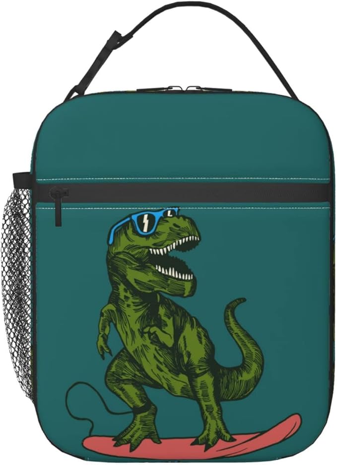 Dinosaur Reusable Lunch Box Insulated LunchBox Cooler Lunch Bag