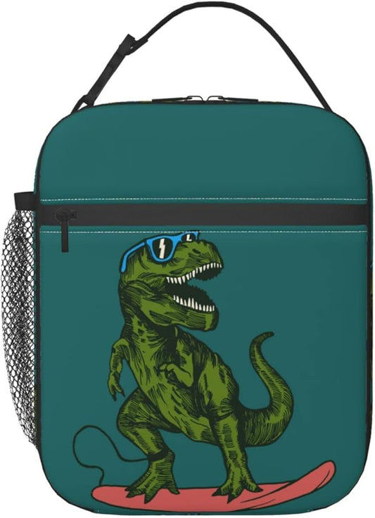 Dinosaur Reusable Lunch Box Insulated LunchBox Cooler Lunch Bag
