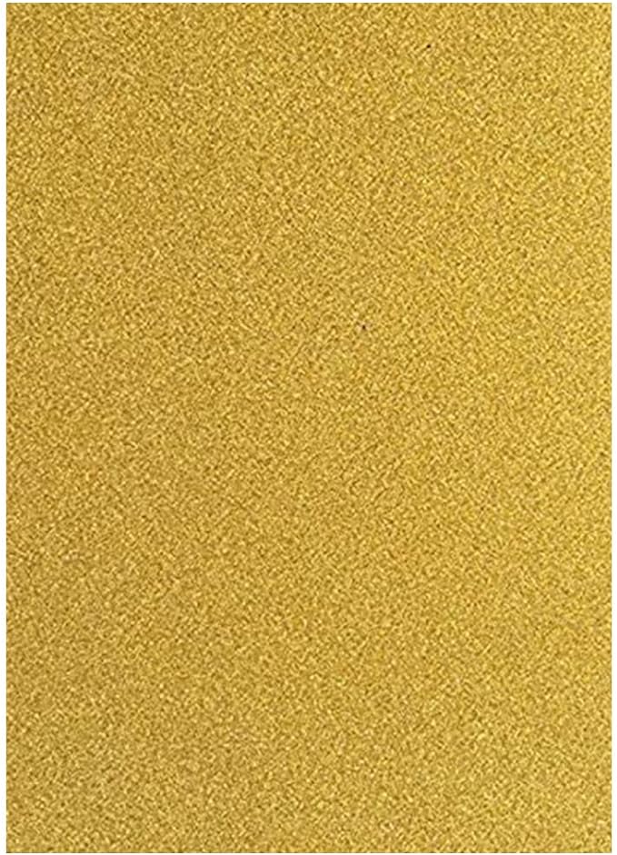 Baisunt 20 Sheets Gold Glitter Cardstock Paper for DIY Art Project, Scrapbook, Birthday Wedding Party Decoration 250GSM(8x12 In, Non Adhesive)