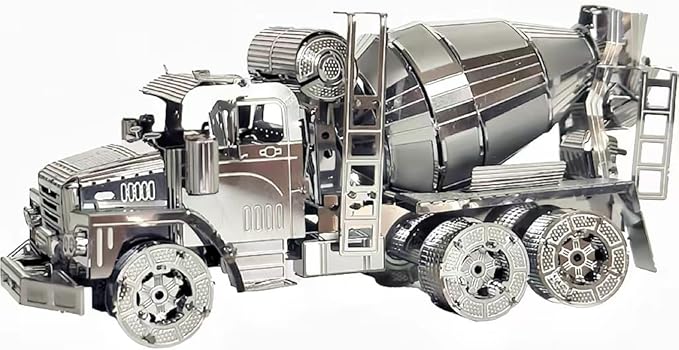 3D Metal Puzzles for Adults,Mixer Truck DIY Mini Craft Kits,Perfect Birthday Girlfriend Boyfriend Gift for Kids 14+ Years, Brain Teaser Puzzle for Desk Home Decor and Collect