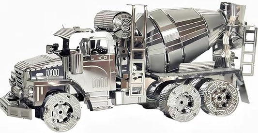 3D Metal Puzzles for Adults,Mixer Truck DIY Mini Craft Kits,Perfect Birthday Girlfriend Boyfriend Gift for Kids 14+ Years, Brain Teaser Puzzle for Desk Home Decor and Collect
