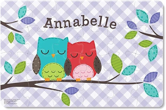 Personalized Jigsaw Puzzle for Kids, 24-Piece - I See Me! (Owl)