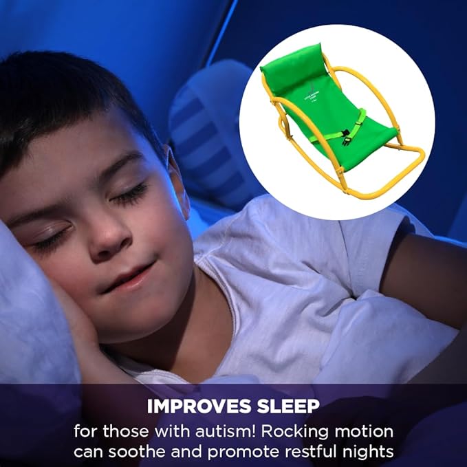 Bright Autism Rocking Chair for Kids (3-8 Years) - Sensory Rocker for ADHD and Special Needs. Great Therapy Tool for Calming Senses. for Sensory Room, Daycare and Playground. Indoor and Outdoor Play