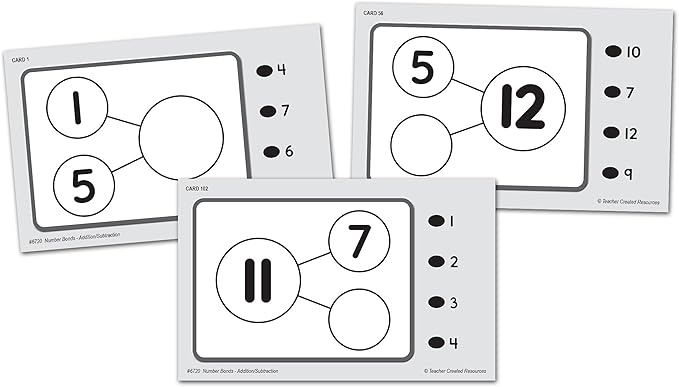 Teacher Created Resources Power Pen Learning Cards: Number Bonds - Addition & Subtraction Grades 1+ (TCR6720)