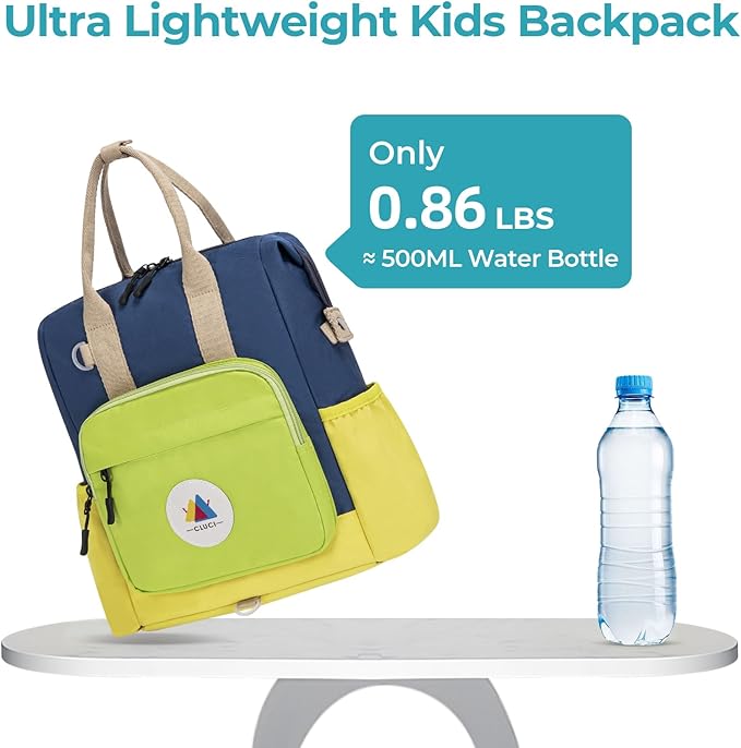 CLUCI Toddler Backpack For Boys, Toddler School Backpack For School & Travel, Small Kids Child Backpacks, Preschool Kindergarten Elementary Diaper bag Daycare Backpack For Kids 2-4(No Velcro)
