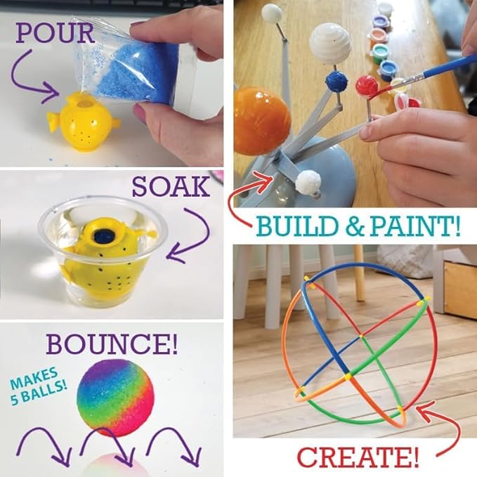 3-Month Subscription | 3 Science Kits, 9 Hands-On STEM Projects | Educational Experiments & Activities for Kids Ages 7β12, Great Gift Idea