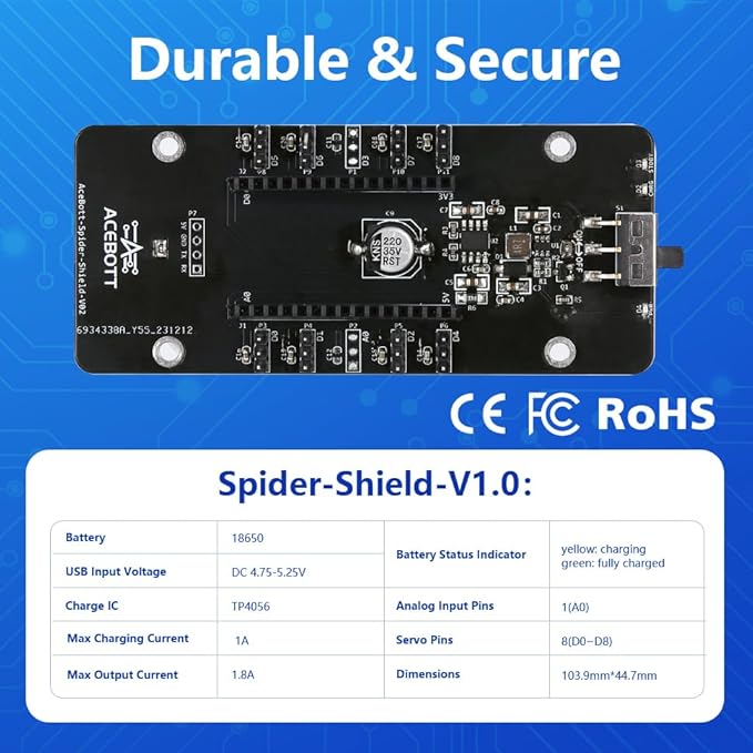 Science Kits Spider Robot Building Kit STEM Crawling Robot Gifts for Kids Boys Ages 8-12 Girls, Scientific Coding Robotic Technic Creative DIY Toys for Birthday