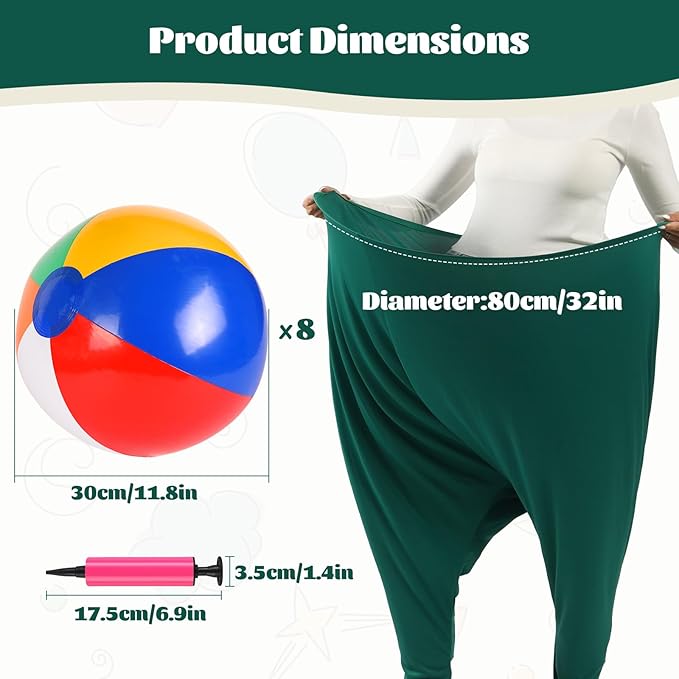 Giant Granny Pants Toss Game,Outdoor Yard Game with 8 Beach Balls Included, Fun Backyard Party Game for Families & Friends、