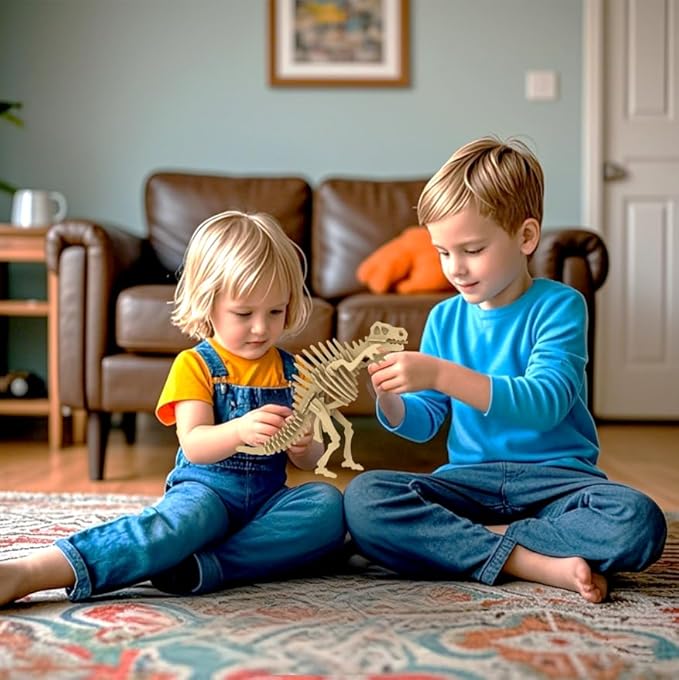 Children's Felt Spinosaurus 3D Jigsaw Puzzle Unique Felt Material Creates a Super Fun Educational Toy Set Designed for Kids Selected Children's Gifts