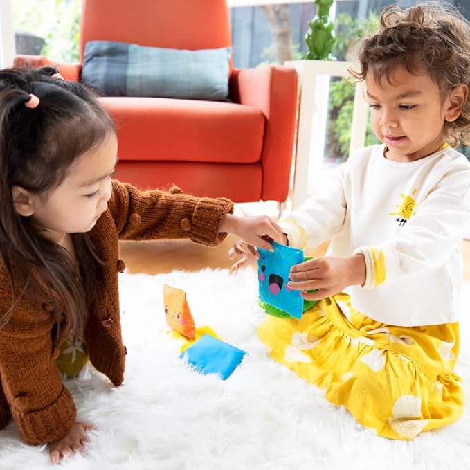 Educational Insights My Feelings Bean Bags - Social Emotional Learning Activities for Preschool, Toddler Sensory Toys & Therapy Games, Calm Down Corner Must Haves, Calming Toys for Kids Ages 3+