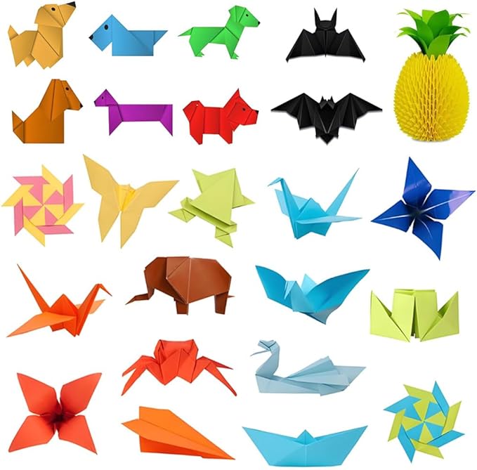 A4 Origami Paper Orange 100 Sheets, 8.27×11.7 inch Double Sided Color Easy Fold Big Origami Paper A4 Colored Copy Papers Thin 70gsm for Beginners, DIY handwork Art and Craft Projects (210 x 297 mm)