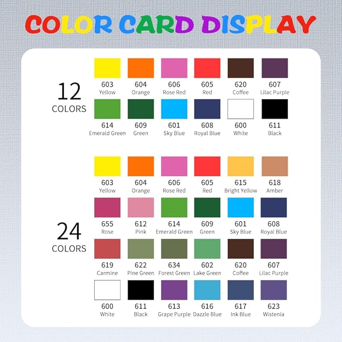 Acrylic Paint Markers for Kids & Adults | 12 Colors Brush Tip | Washable Coloring Marker | Drawing Pen on Paper, Wood, Canvas | Erasable on Glass | DIY Crafts Back-to-school Art Supplies