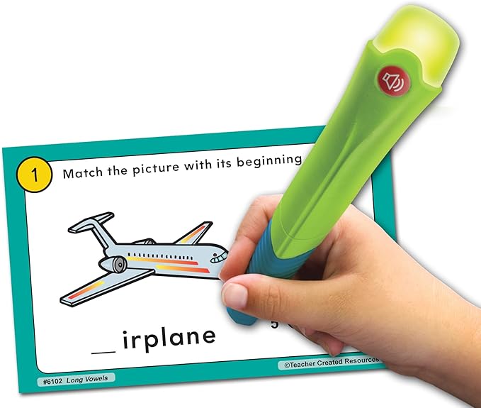 Teacher Created Resources Power Pen Learning Cards: Long Vowels, Model:6102