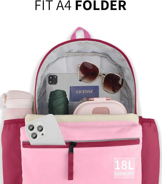 Kids Backpack for Girls: Girls Backpack 6-10 - Kindergarten Elementary School Bookbag for Girl