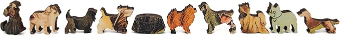 Wooden Jigsаw Puzzle for Adults - Uniquely Shaped Pieces - Made in The USA by FoxSmartBox - 306 Pieces - Furry Friends