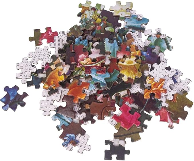 MaxRenard Oil Painting Jigsaw Puzzle 1000 Pieces for Adults Fruit and Flowers Fine Art Puzzle Home Wall Decoration Decompression Toy Gift