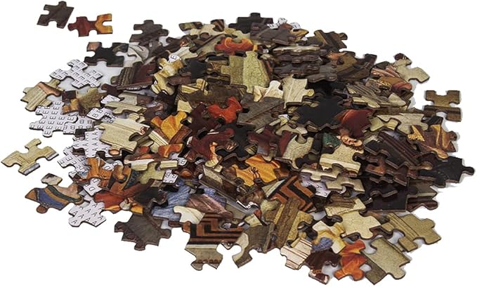 MaxRenard Fine Art Famous Oil Painting Jigsaw Puzzle 1000 Pieces The School of Athens Raphael Puzzle for Adult Museum Collection Home Decoration Family Game Gift