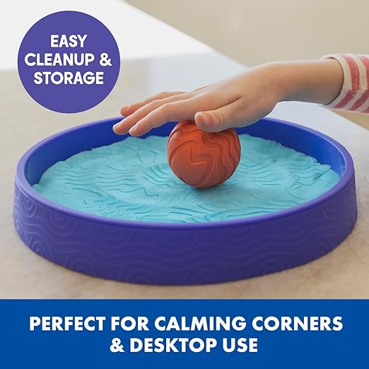 Educational Insights Playfoam® Sand Sensory Spheres - Relaxing Zen Garden Kits for Calm Down Corner or Desk, Anxiety Tools and Meditation Sets for Kids & Adults, Stress Relief Toys, Ages 5+