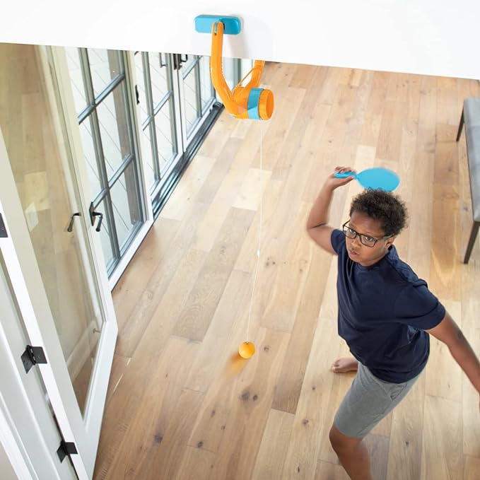 Fat Brain Toys Door Pong, Door Ping Pong Game, Active Play for Kids Ages 6+