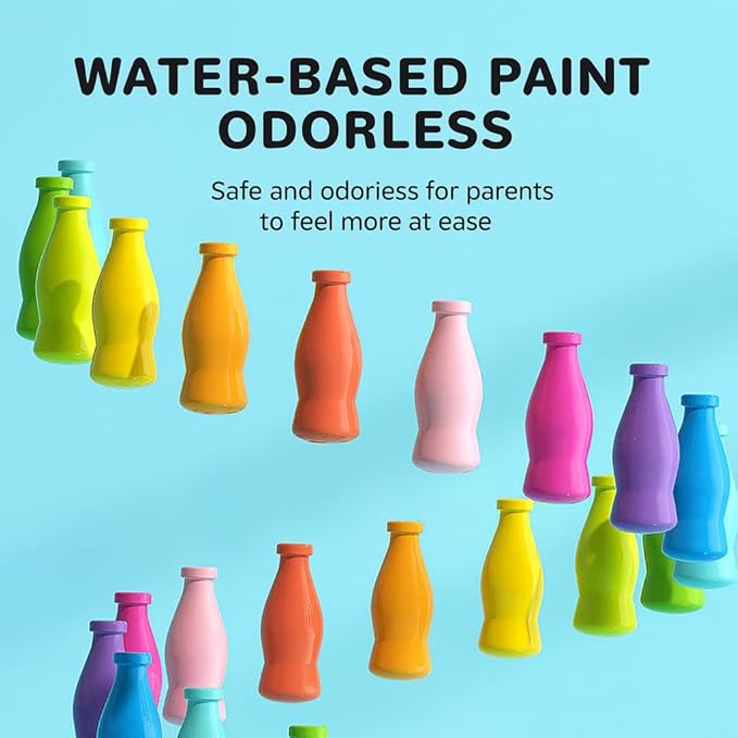 Bottle Color Match Game, Fun Family Board Game for Kids 8-12, 2-4 Player Bottle flip Game for Kids and Adults, Perfect for Travel Camping Holidays Party Night