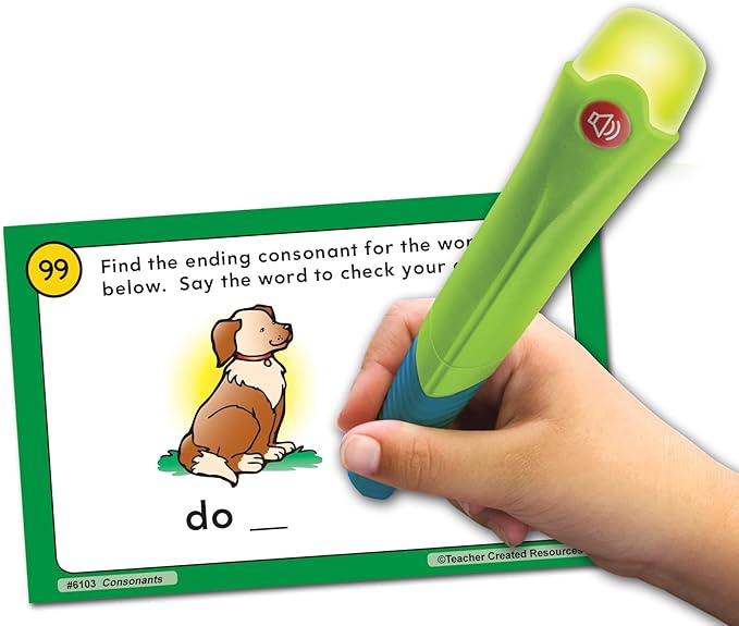 Teacher Created Resources - TCR6103 Power Pen Learning Cards: Consonants, Grade K