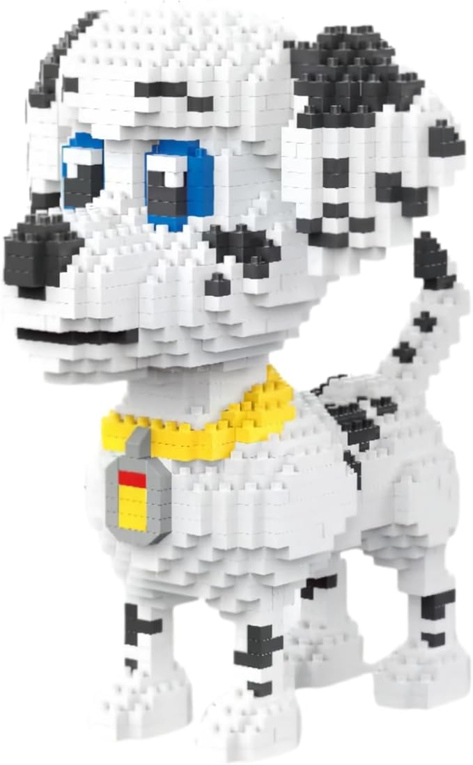 Dalmatian Pet Model Micro Mini Building Block Toy - Ideal Festival Gift, Decorative Item - Adorable and Humorous Design for Home Decor