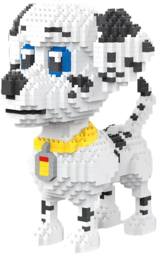 Dalmatian Pet Model Micro Mini Building Block Toy - Ideal Festival Gift, Decorative Item - Adorable and Humorous Design for Home Decor