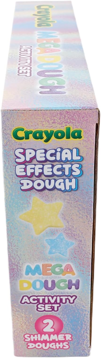 Crayola Mega Activity Set - Pearl & Cosmic | 50 Total Pieces - 20 Dough Packs, 30 Kids Play Tools | Alphabet, Letters, and Shapes | Fun Preschool Learning Activities and Gifts for Kids.