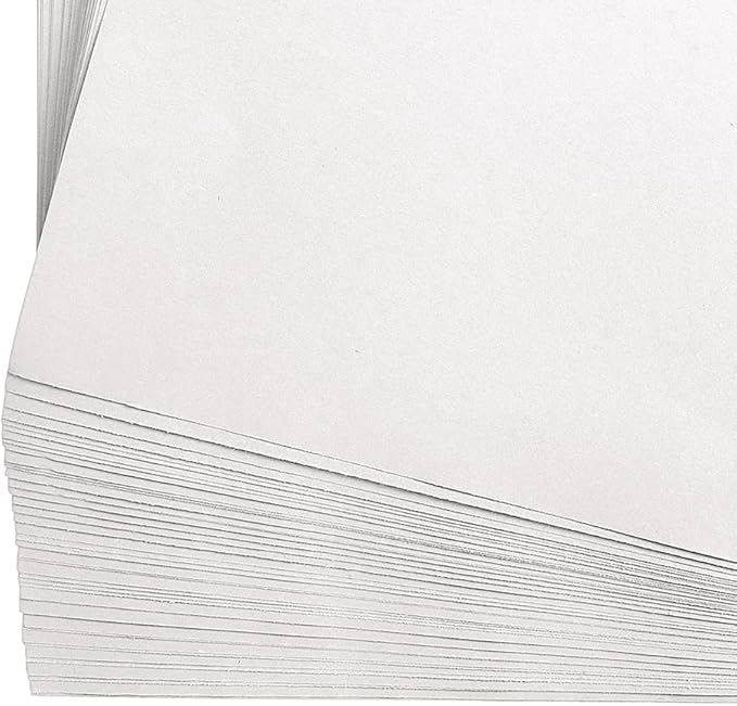 Construction Paper,White,12 inches x 18 inches,200 Sheets,Heavyweight Construction Paper,Crafts,Art,Kids Art,Painting,Coloring,Drawing,Paper,Art Project,All Purpose Paper