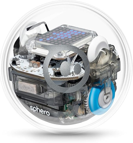 Sphero Bolt - Coding Robot Ball - Beginner to Advanced Programming - Ages 8+ - Learn to Code 3 Ways: Draw, Blocks, Javascript - Programmable Sensors - LED Matrix - Durable and Waterproof Design