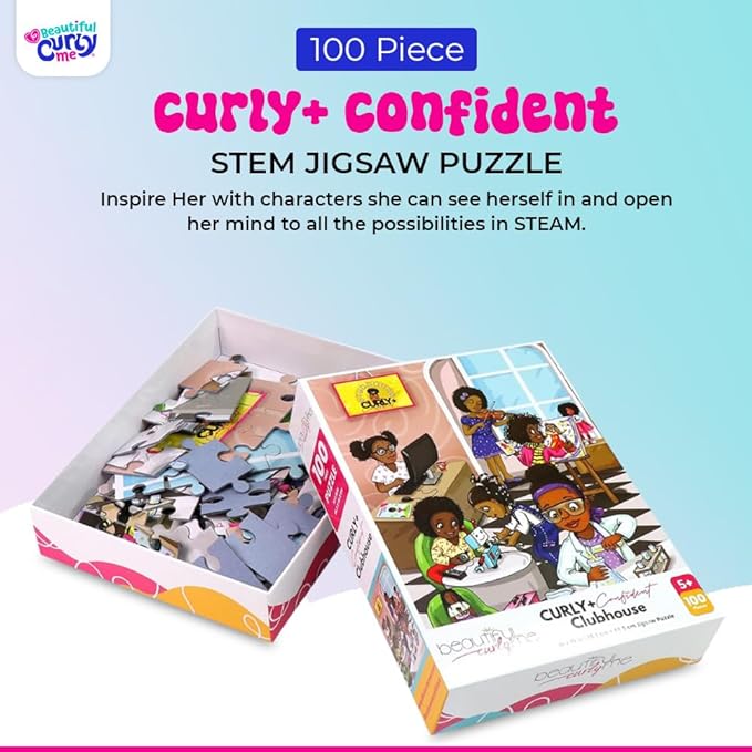 100 Piece Puzzle for Kids Ages 4-8 & 8-12 Year Old – Jigsaw Puzzle for Toddler Children, Girls & Boys – Educational Puzzle and Gift to Inspire Future Scientists, Engineers & Artists - 14"x19"