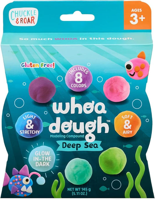 Whoa Dough Air Dry Clay Deep Sea 8 Pack by Chuckle and Roar
