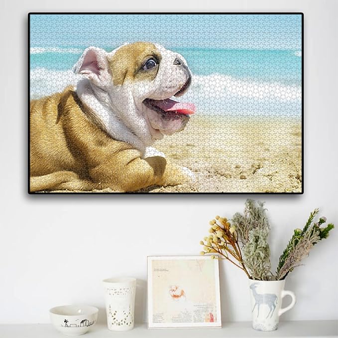 Custom Puzzle, Personalized Puzzle from Photos, Customized Puzzle 120/200/300/500/1000/1500 Pieces for Family, Christmas, Pet, Birthday, Wedding Gift