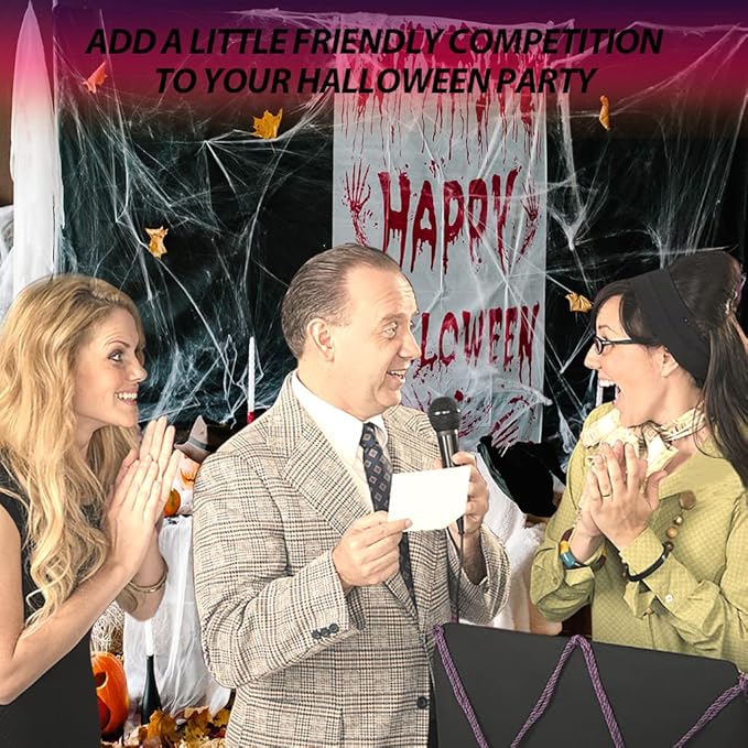 Halloween Friendly Feud Quiz, Halloween Party Game Activity, Feud Trivia Quiz - 003I