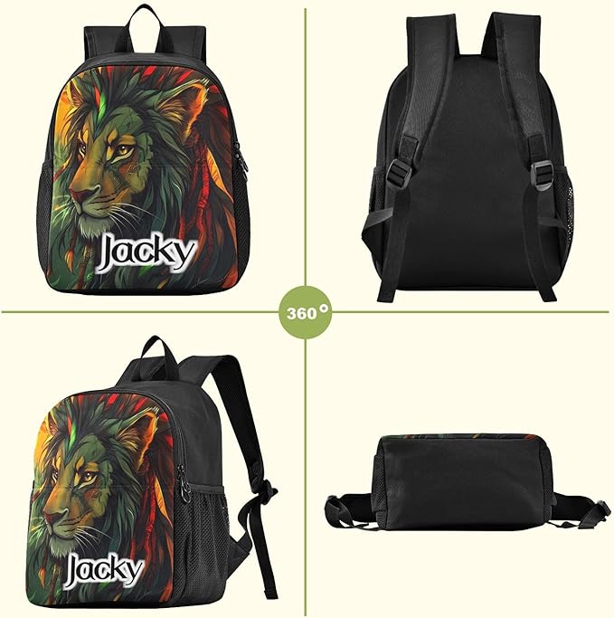 Animal Colorful Toddler Backpack for Boys Girls 3-6 Small Travel Backpacks for Kids Preschool Bookbag for Elementary Kindergarten for Travel School