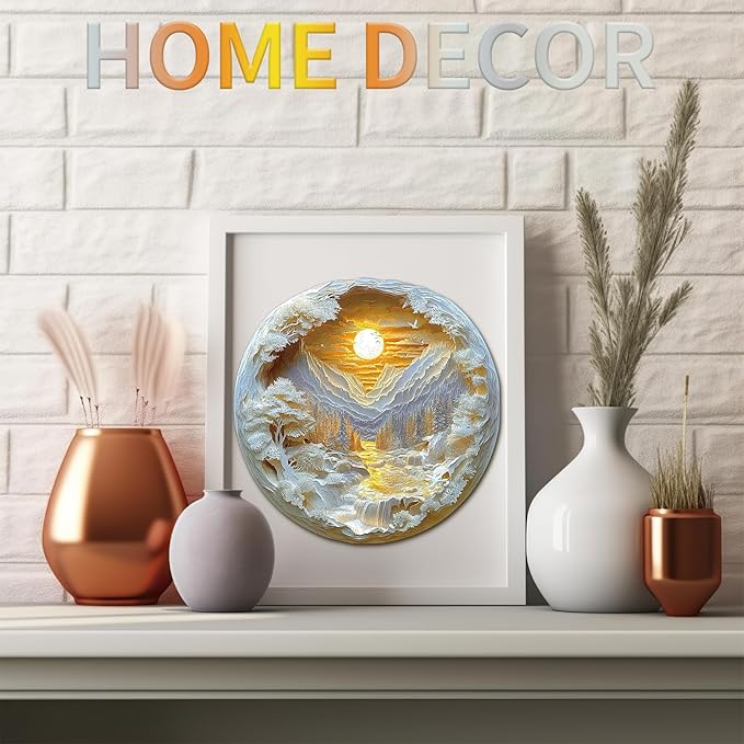 KAAYEE Wooden Puzzles for Adults, 3D Visual Effect Sunrise in The East Wooden Jigsaw Puzzle Unique Shape Wood Puzzle Adult, Birthday Gifts for Puzzle Lovers Family Games (M-11.2 * 11.2 in-177pcs)
